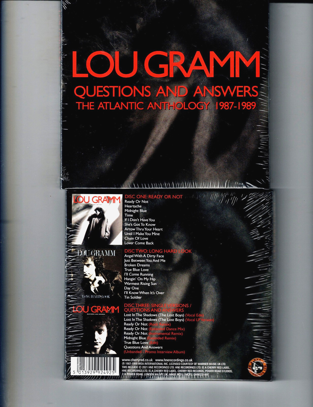 LOU GRAMM - QUESTIONS & ANSWERS: ATLANTIC ANTHOLOGY 87-89 (3CD) NEW*28 TRACKS*