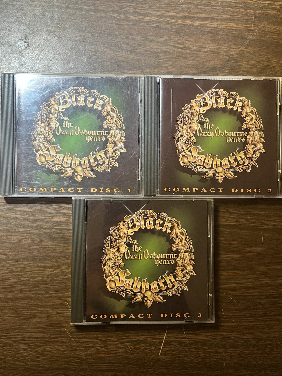 Black Sabbath The Ozzy Osbourne Years 3x CD 1991 Castle Heavy Metal ESBCD Tested