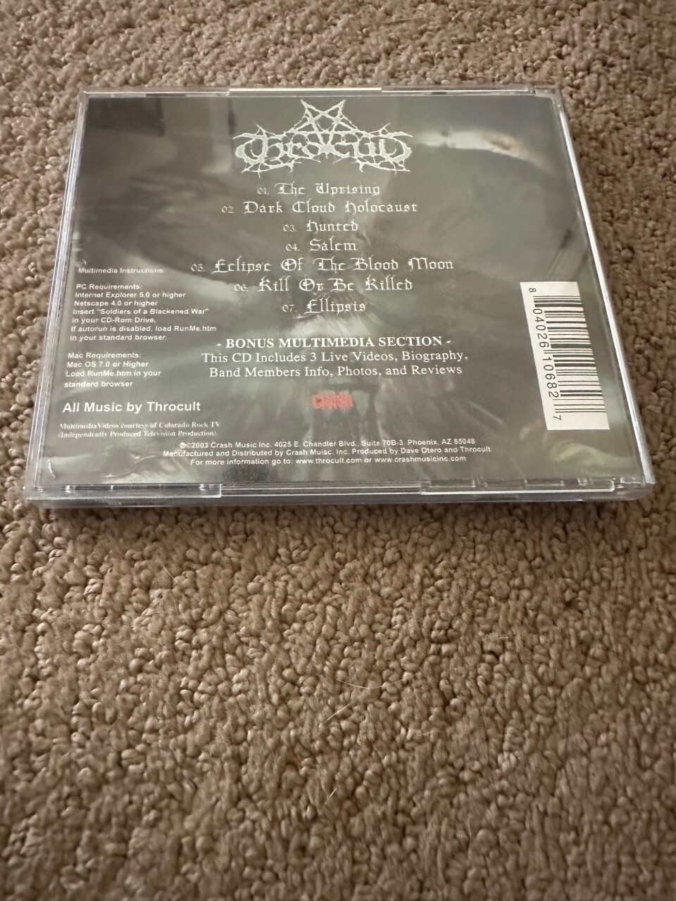 Throcult - Soldiers of a Blackend War Great shape Extreme Metal