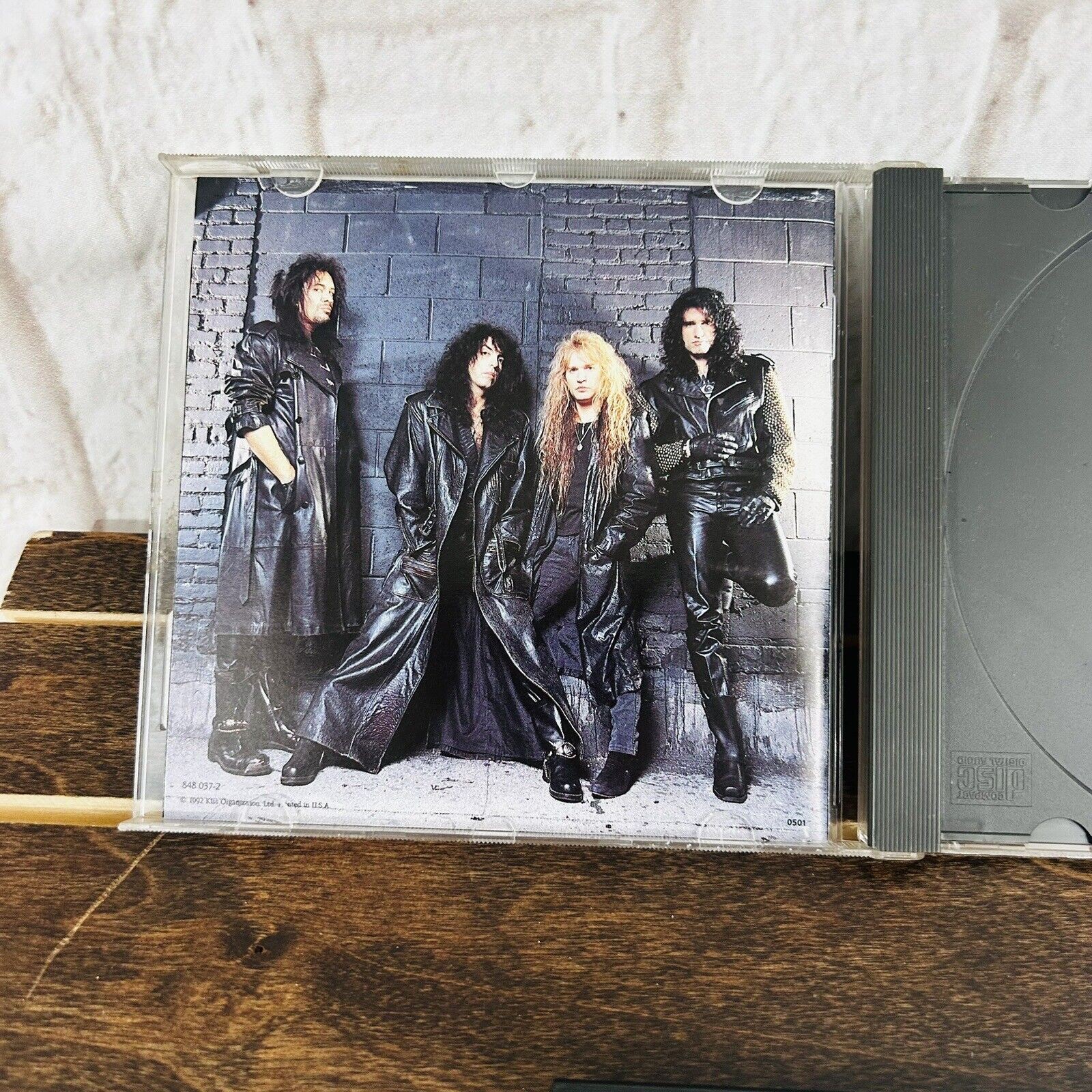 Revenge Kiss CD 1992 Full Silver Hub Mercury 1992 Heavy Metal Hair