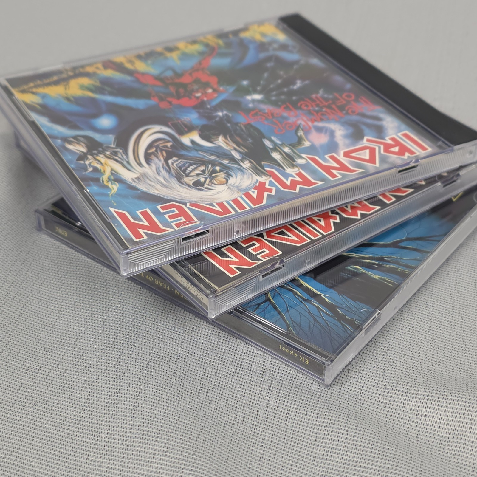 Iron Maiden CD Lot - Early Print Number Of The Beast 1982 Capitol, Piece Of Mind