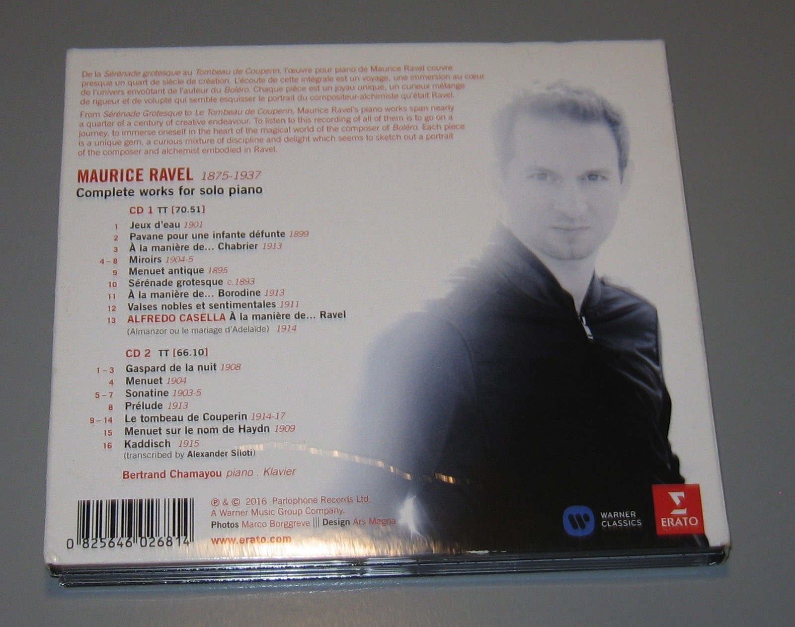 Maurice Ravel - Bertrand Chamayou - Complete Works For Solo Piano (CD, 2 Discs)