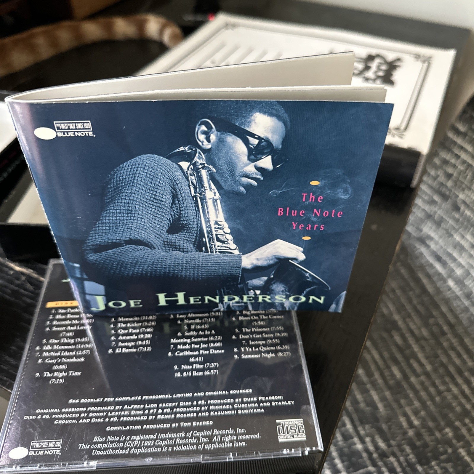 JOE HENDERSON The Blue Note Years 4 CD Box Set & Booklet 1993