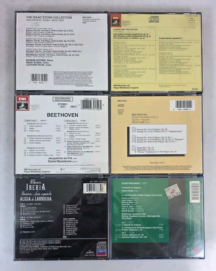HUGE Lot of Mixed CLASSICAL CD Deluxe Box Sets EMI SONY LONDON VIRGIN ODYSSEY