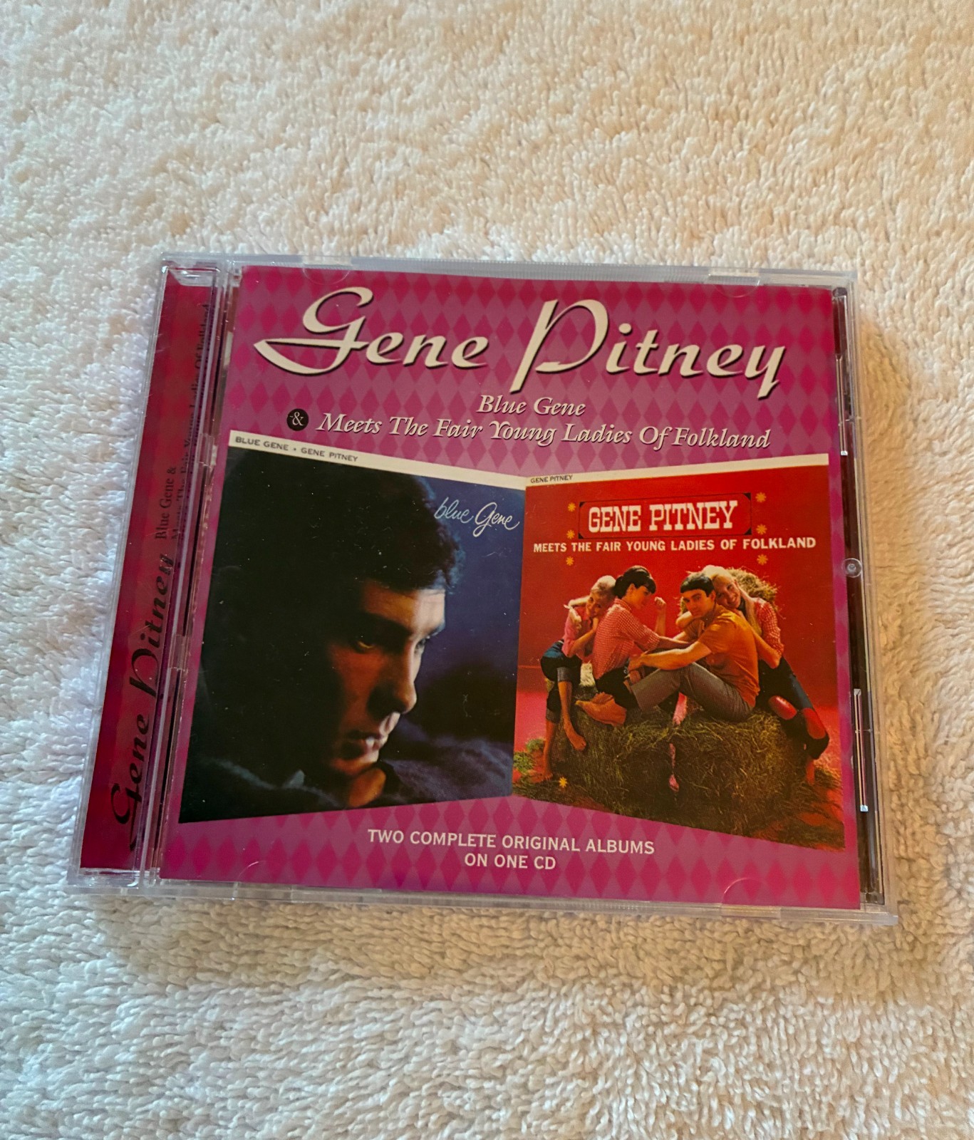 Gene Pitney "Blue Gene/Meets The Fair Young Ladies Of Folkland" 2 Albums On 1 CD