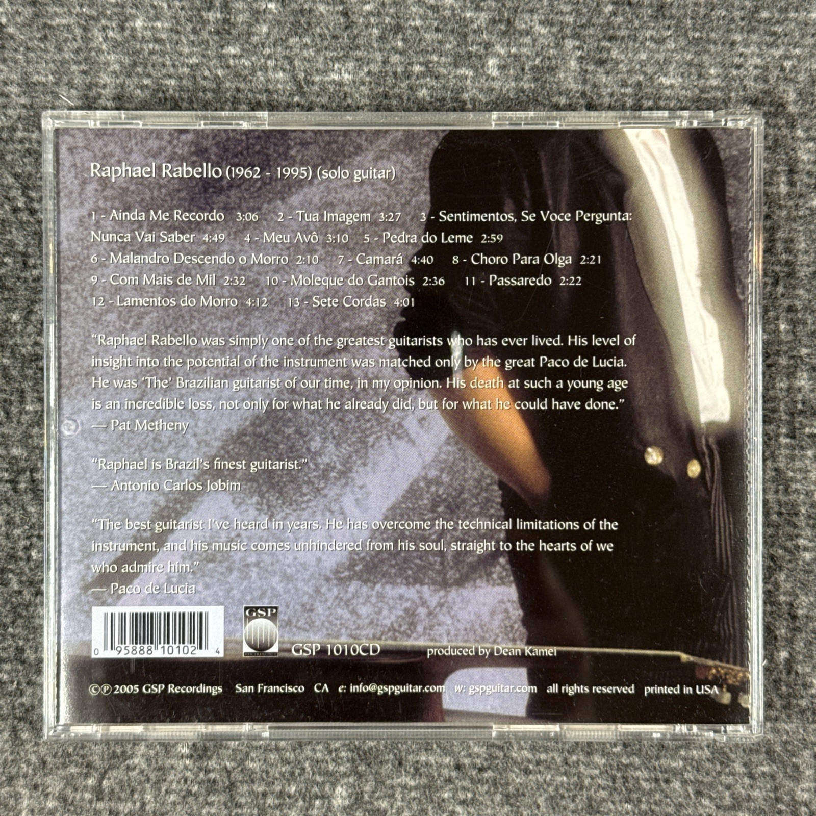 Raphael Rabello Cry My Guitar CD Brazilian Guitar Rare OOP Instrumental