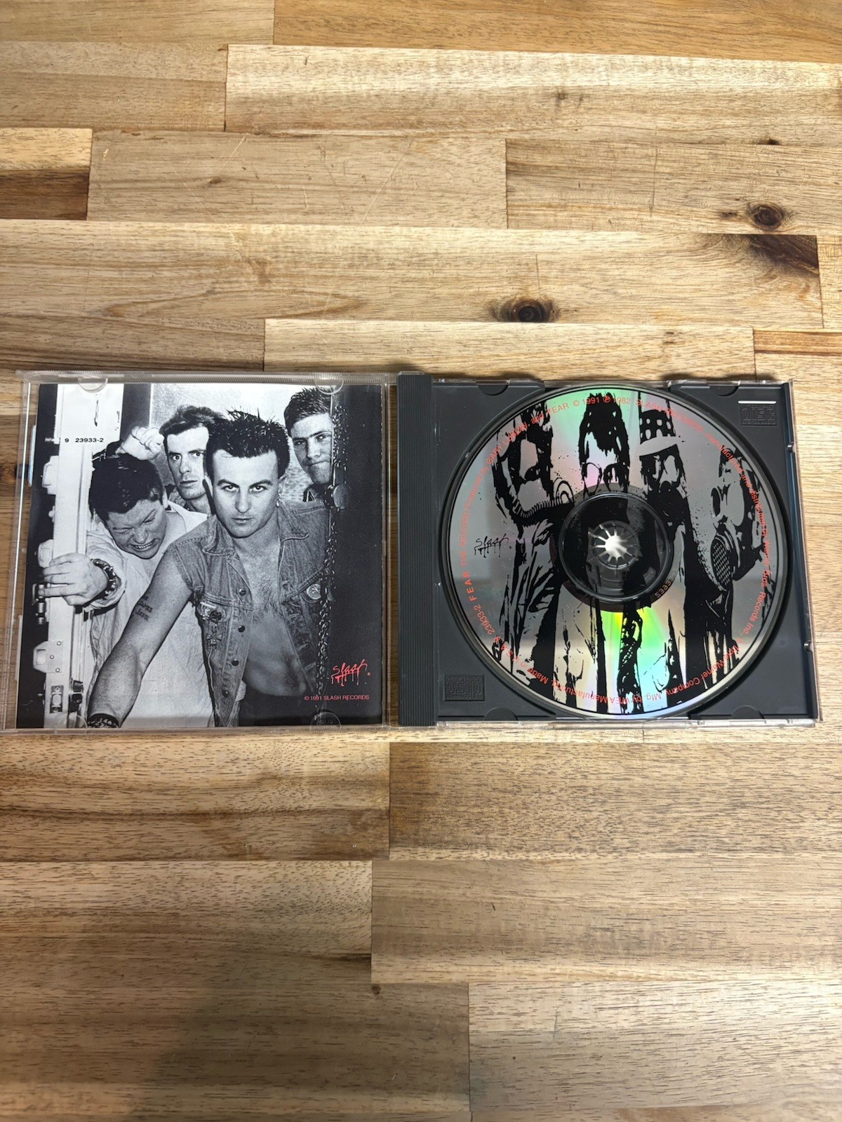 Fear - The Record CD Original 1991 OOP Punk VG+