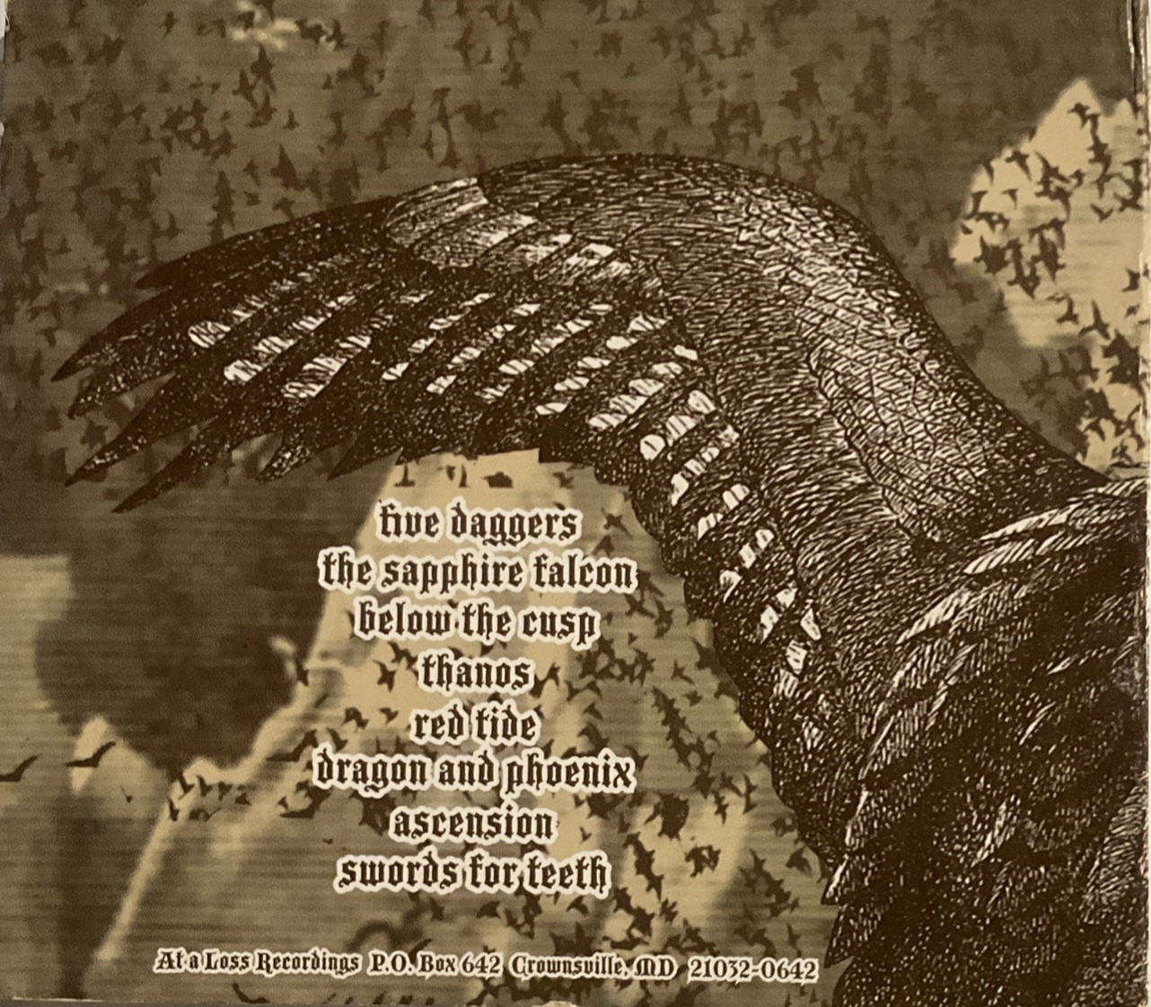 Black Cobra - Feather & Stone CD 2007 At a Loss Recordings – aal 023 [Digipak]