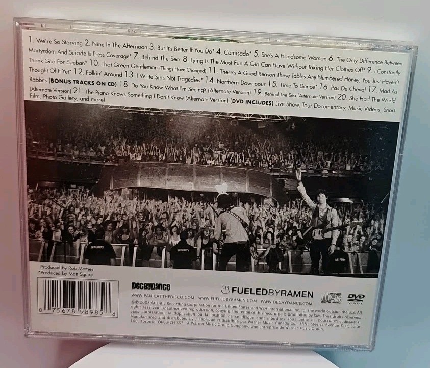 Panic At The Disco ...Live In Chicago (CD & DVD, 2008) 2-512253 With Booklet & I