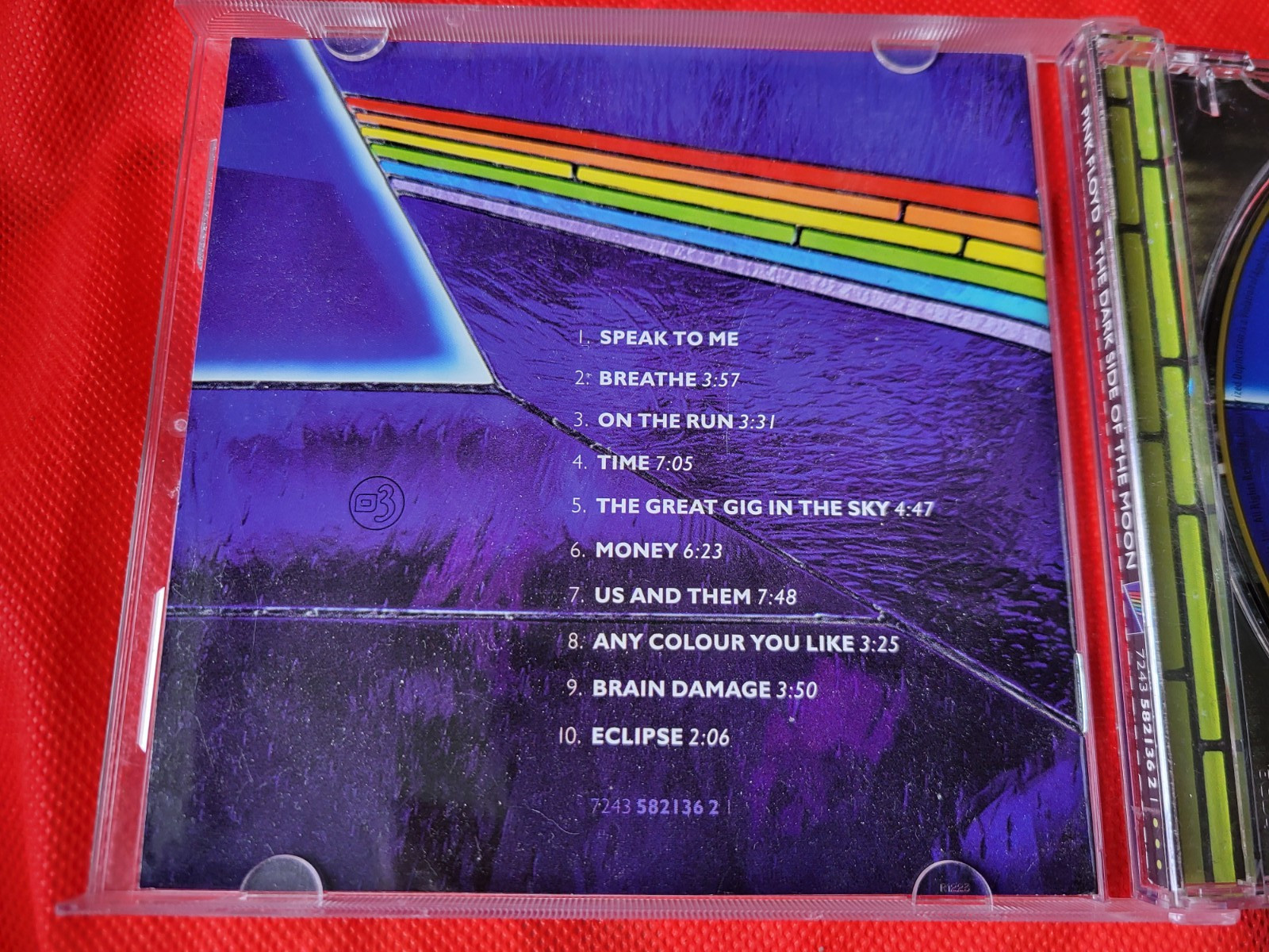 PINK FLOYD Dark Side of the Moon Multichannel SACD 30th Anniv. 2003, Clean Disc