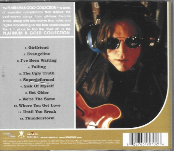 Matthew Sweet: Platinum & Gold (CD) DISC + FRONT & BACK CVR ART-NO CASE-LIKE NEW