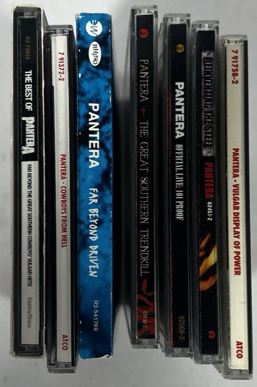 Pantera 8 CD 1 DVD Far Beyond Driven Cowboys From Hell Vulgar Display Of Power