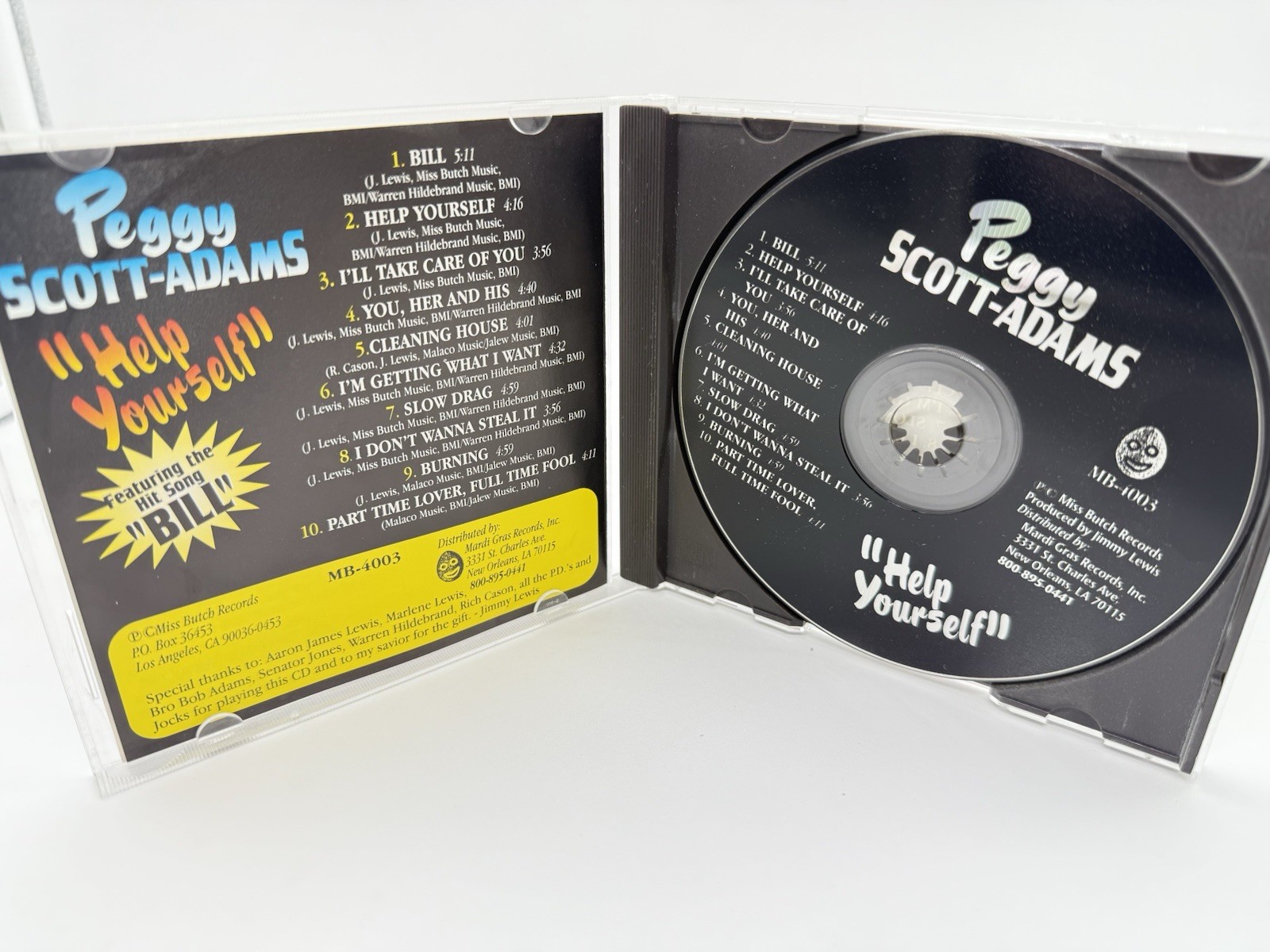 Peggy Scott-Adams Help Yourself Audio CD VG Condition