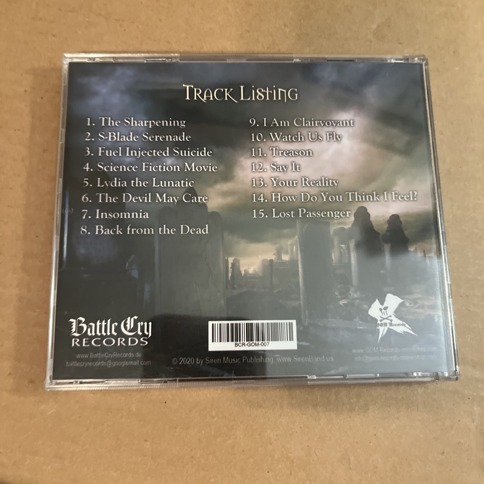Siren - Back from the Dead US Old School Power Metal Mint Condition