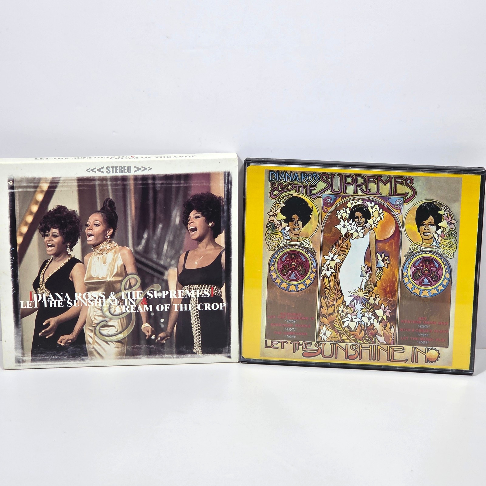 Diana Ross & the Supremes 2 Albums on 1 CD Let the Sunshine In Cream of the Crop
