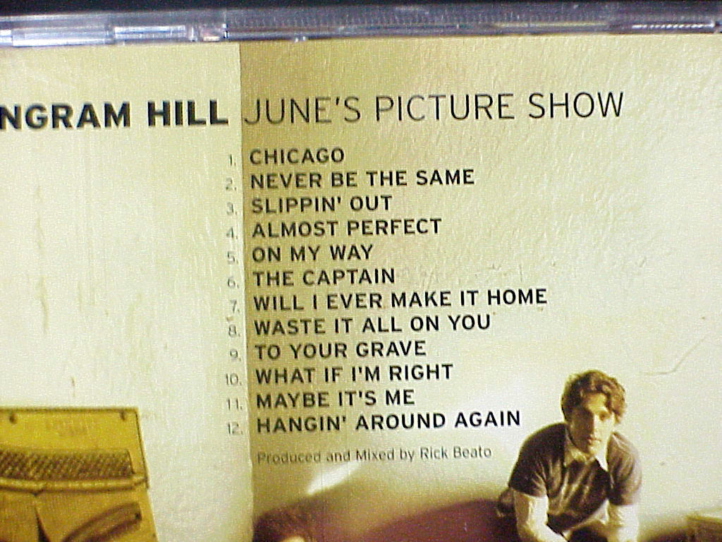 JUNE'S PICTURE SHOW INGRAM HILL CD 2004 HOLLYWOOD RECORDS INC