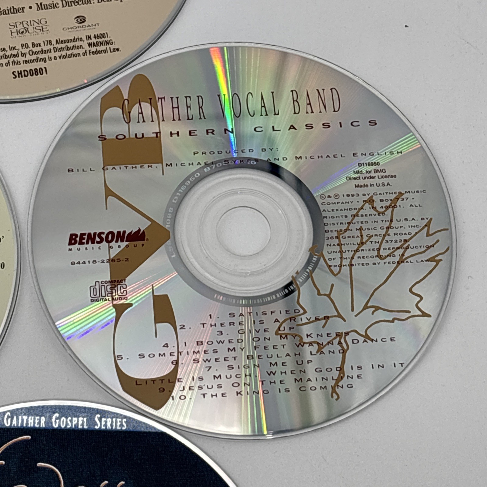 Lot Of 18 Gospel Music CD Collection CDs Only No Cases Gaithers , CathedralsEtc.