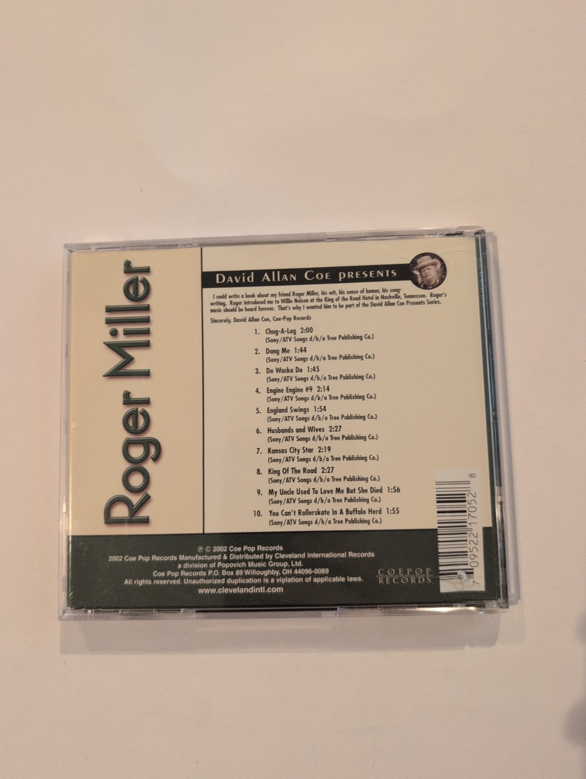 Dac Presents Roger Miller (CD, 2003)