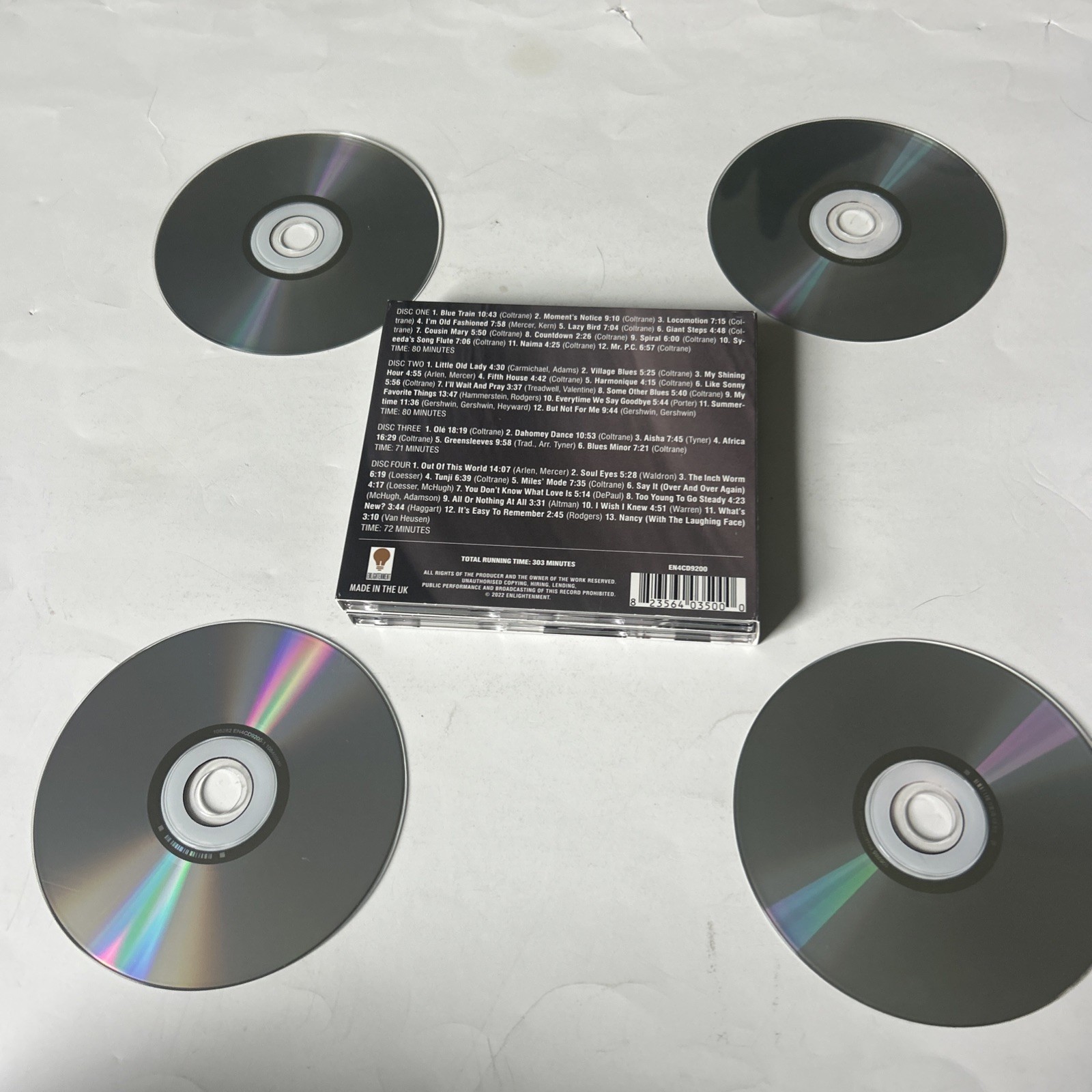 John Coltrane Classic Albums Collection CD- 4 disc-36 tracks-jazz-saxaphone