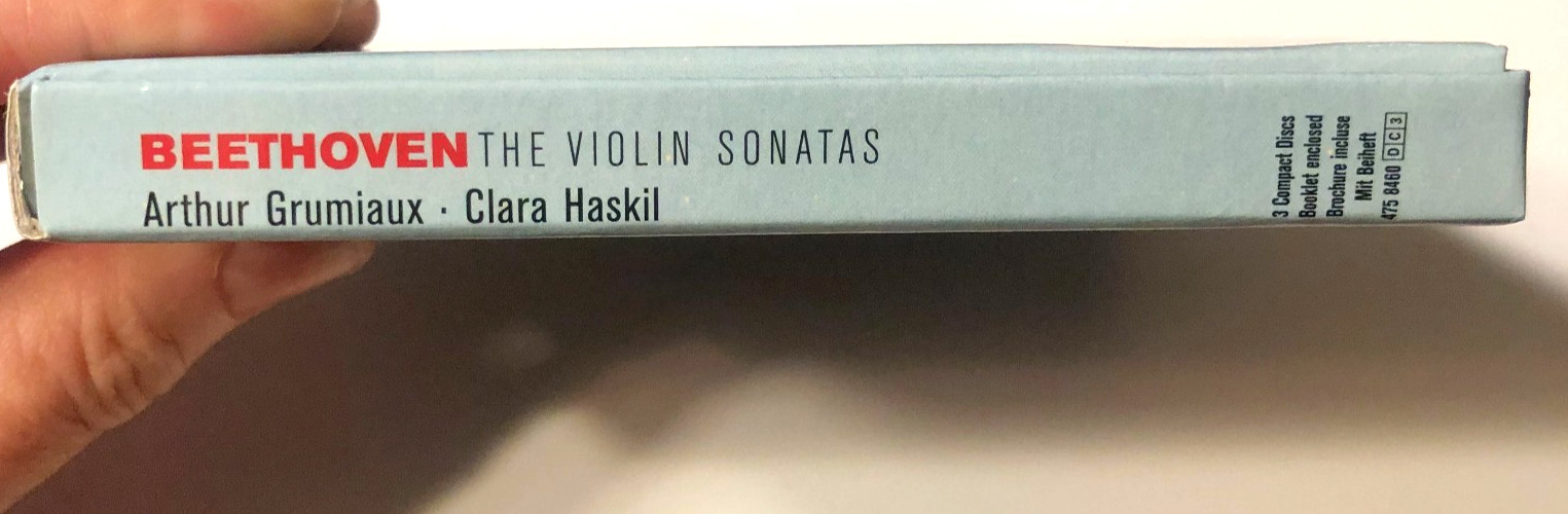 Beethove The Violin Sonatas Arthur Grumiaux Clara Haskil 3x Cd Box Decca 2007 im