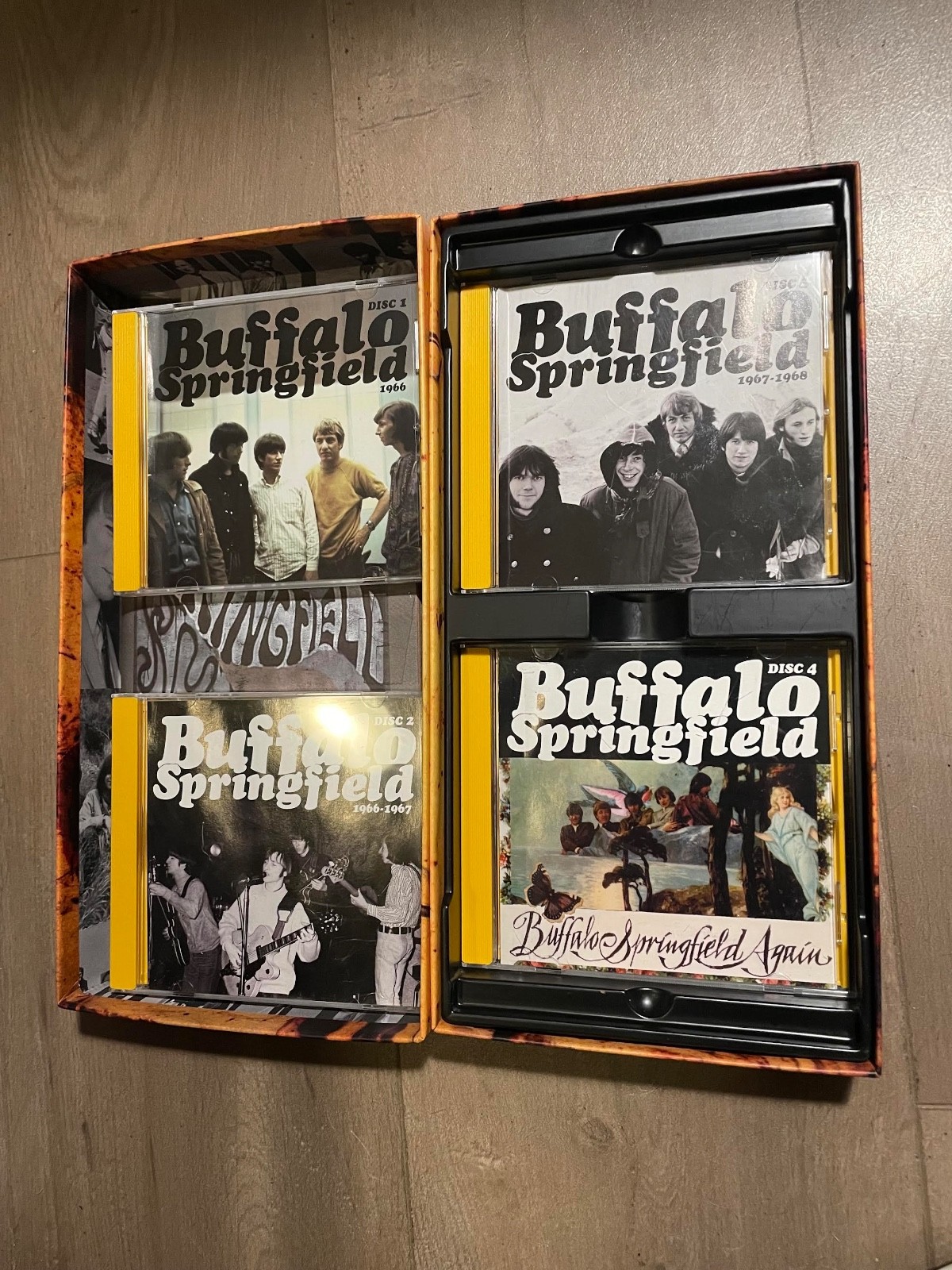 Buffalo Springfield Box Set Case Booklet Disc 1 + 2 Only Discs Mint Rhino 2001