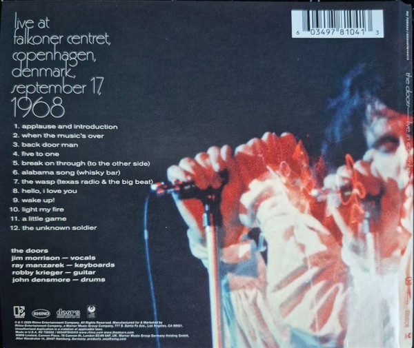 FACTORY SEALED The Doors - Live In Copenhagen, 1968 CD 2025 Release