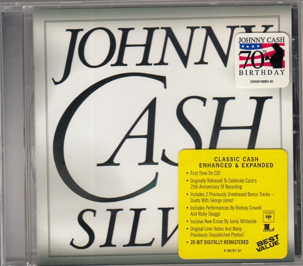 Johnny Cash - Silver (CD, Album, RE) (Very Good Plus (VG+)) - 4201279872