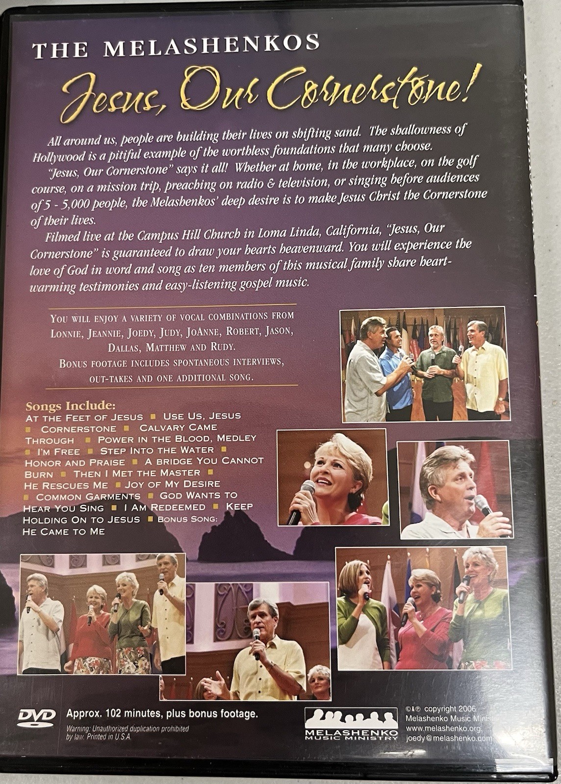 Seventh-day Adventist Musical DVDs Voice of Prophecy & The Melashenko Family, 5