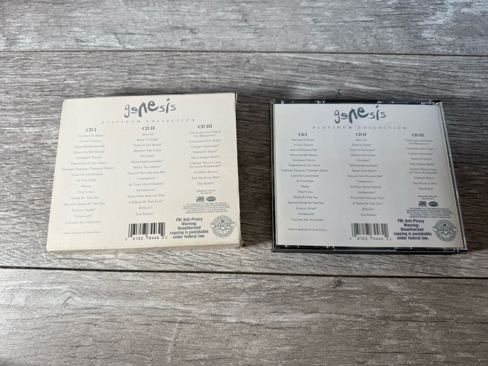 Platinum Collection by Genesis (UK) (CD, Sep-2005, 3 Discs, Rhino (Label))
