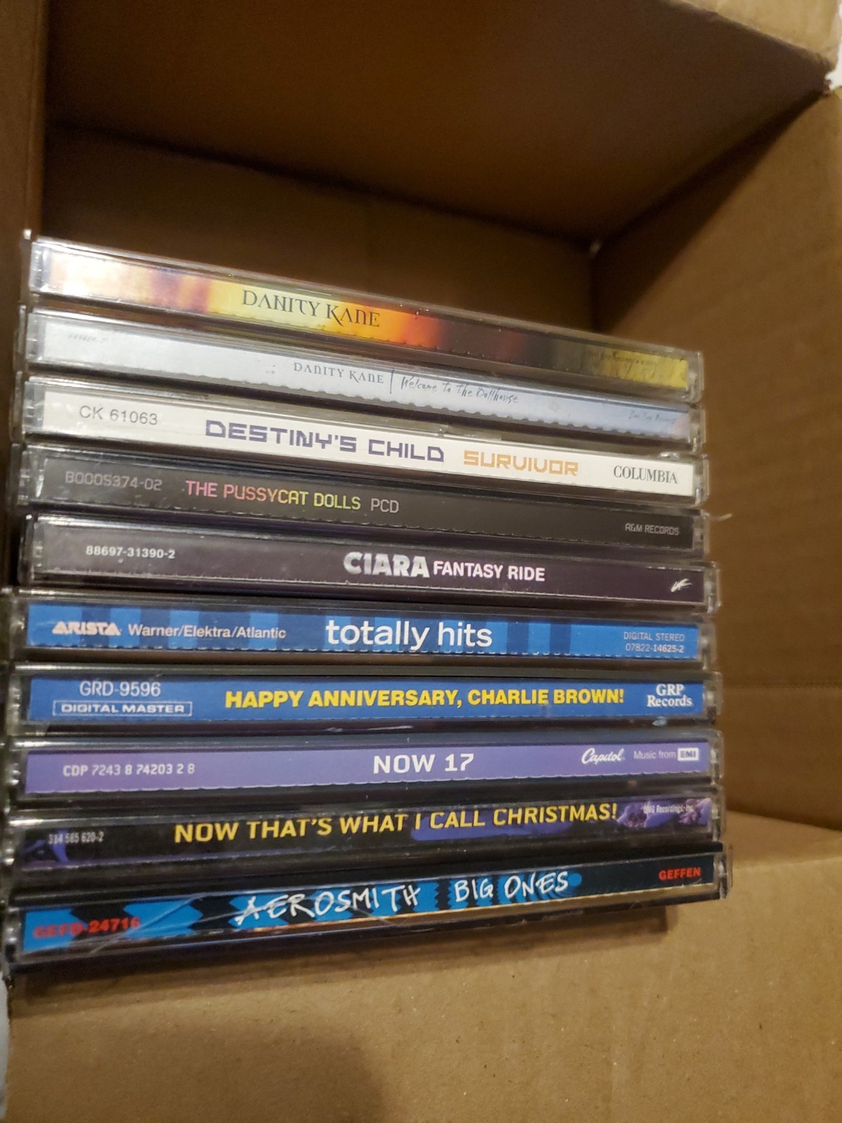 Mixed Lot of 10 Pop/R&B Music CDs, Aerosmith, PCD, Danity Kane, Ciara, And More!