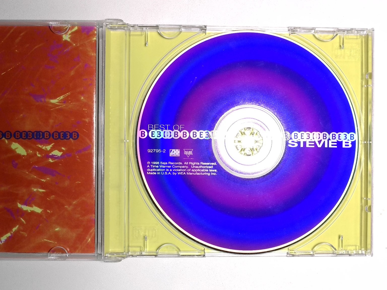 Stevie B – Best Of Stevie B CD 1998 Freestyle Dance Pop Saja Records