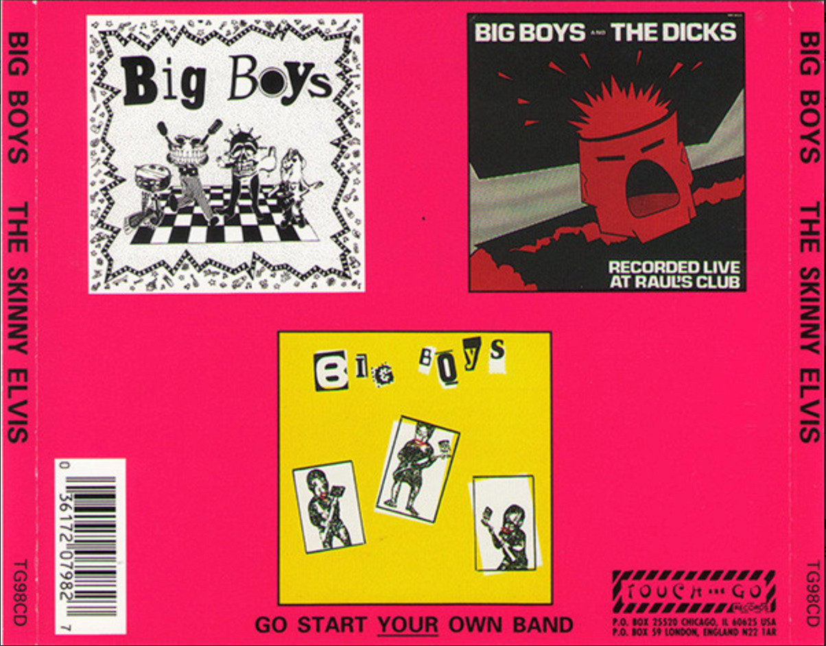 BIG BOYS The Skinny Elvis & The Fat Elvis 2CD Lot Touch & Go Records 1993 EXC