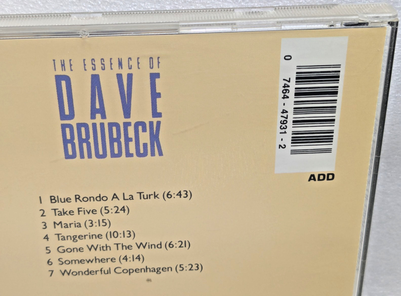Dave Brubeck Essence of Dave Brubeck (CD, 1991, Sony Music / Columbia Legacy)