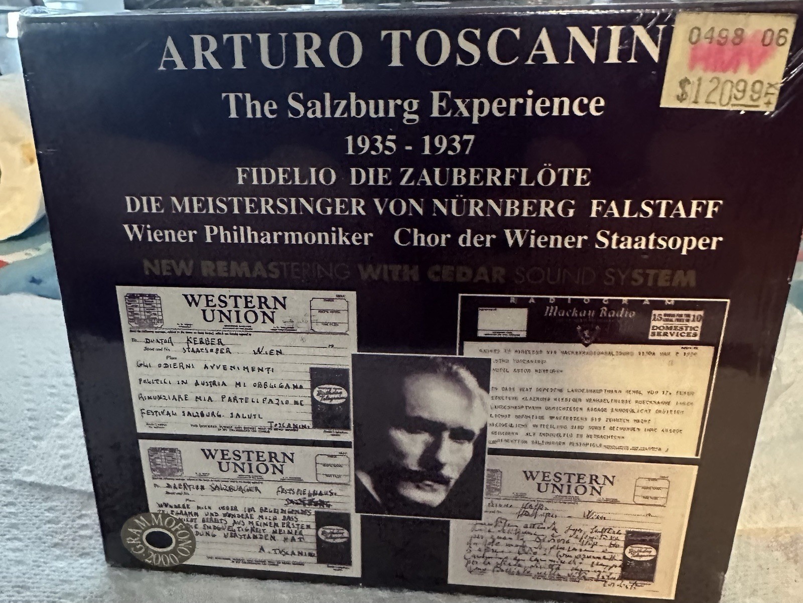 Toscanini The Salzburg Experience 9CD Box Remastered Comp Crammofon 2000