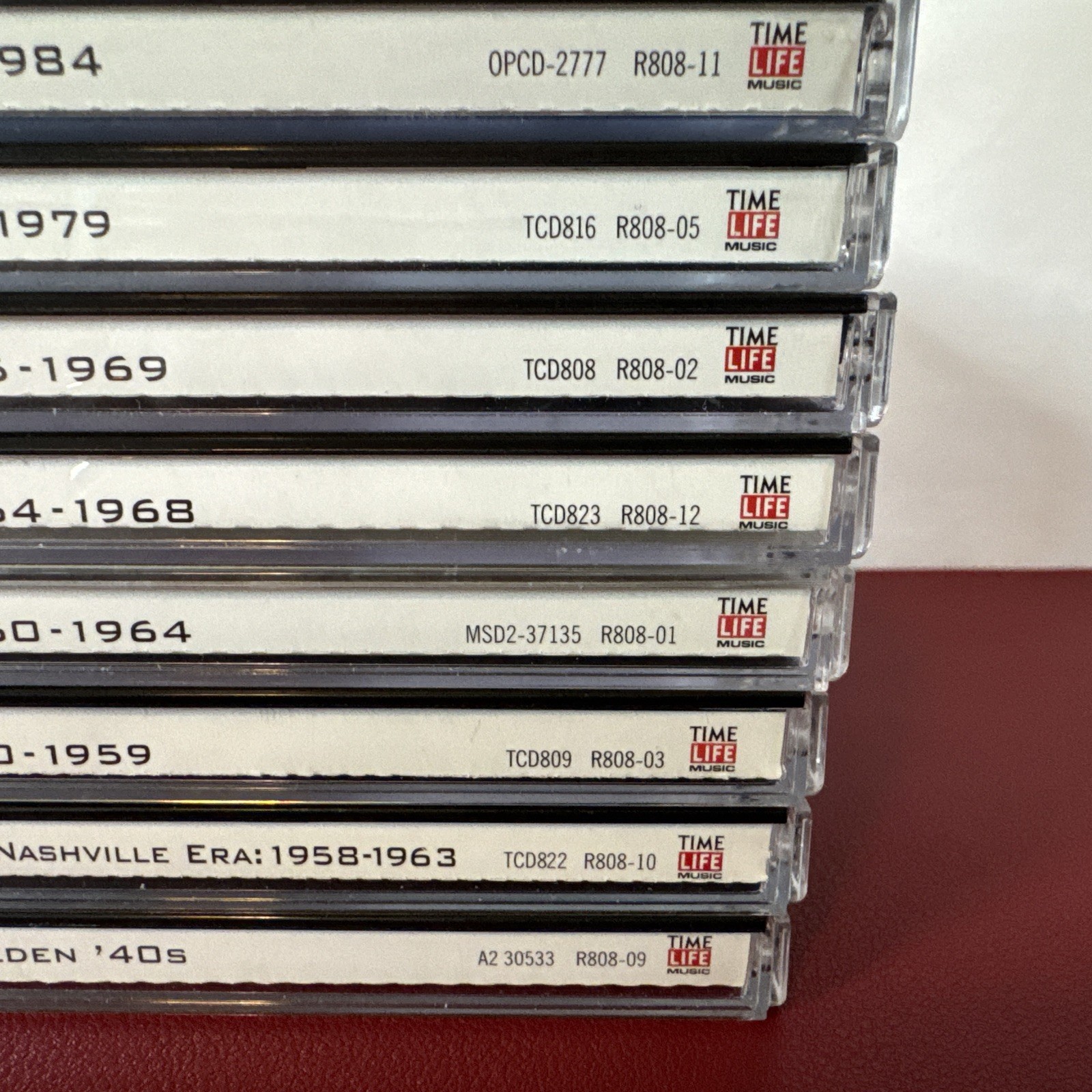 lot of 8 sets 16 CDs , Time Life Classic Country 1940s-1980s