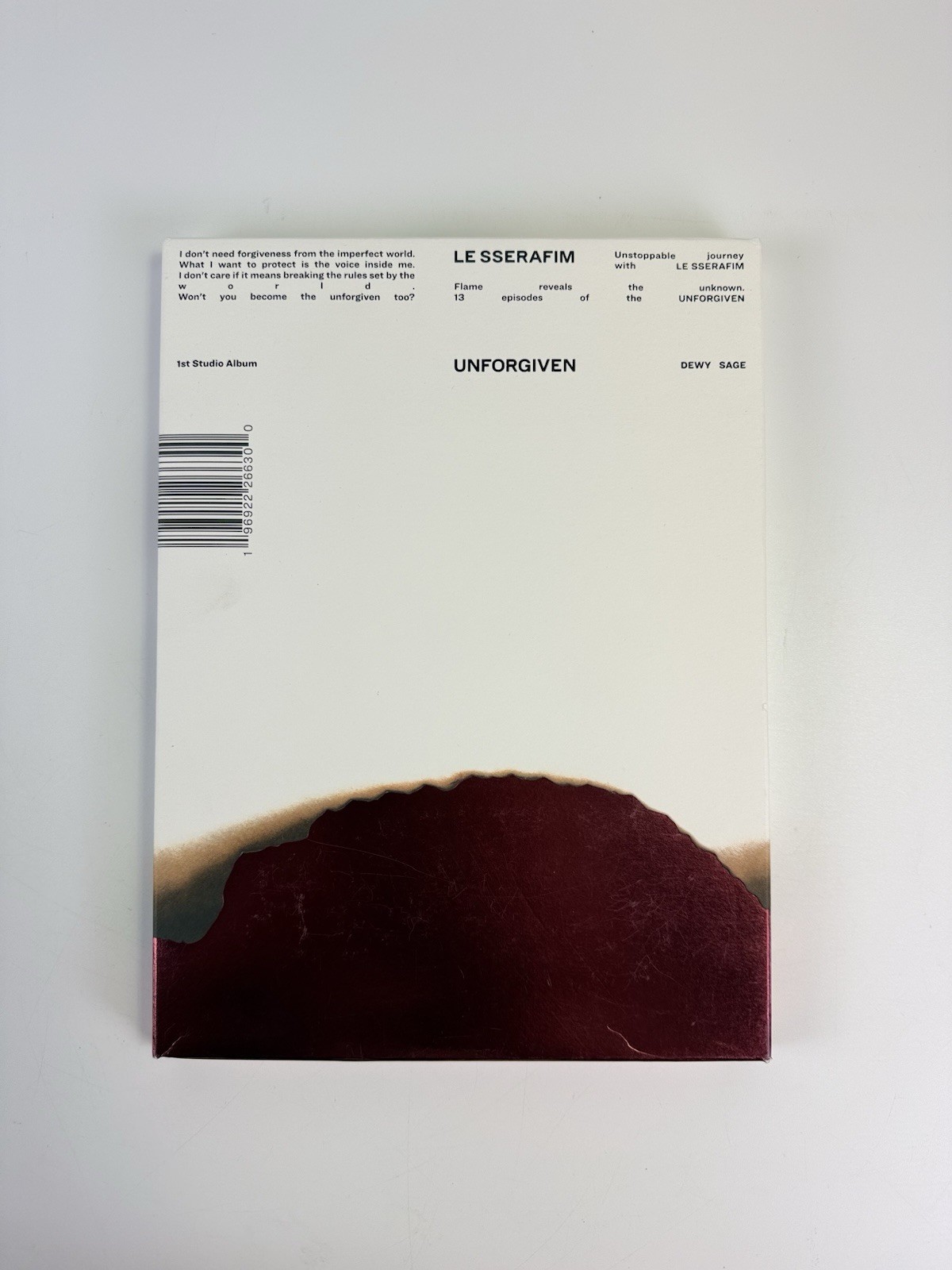 LE SSERAFIM UNFORGIVEN Vol 1 DEWY SAGE 1st Studio Album KPOP K-pop