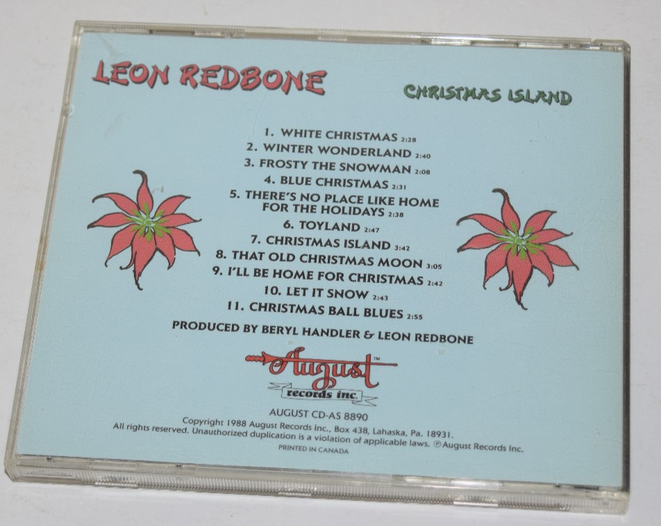 Christmas Island Leon Redbone - (Original Cover, 1988 August Records Edition CD)