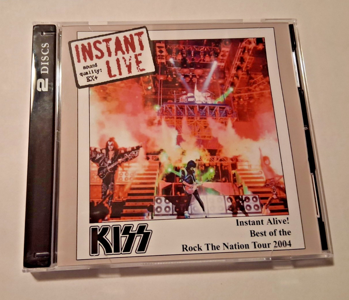 KISS BEST OF INSTANT LIVE 2004 ( 2 CDS)!! GREAT WHITE TEXAS DIO DEF LEPPARD