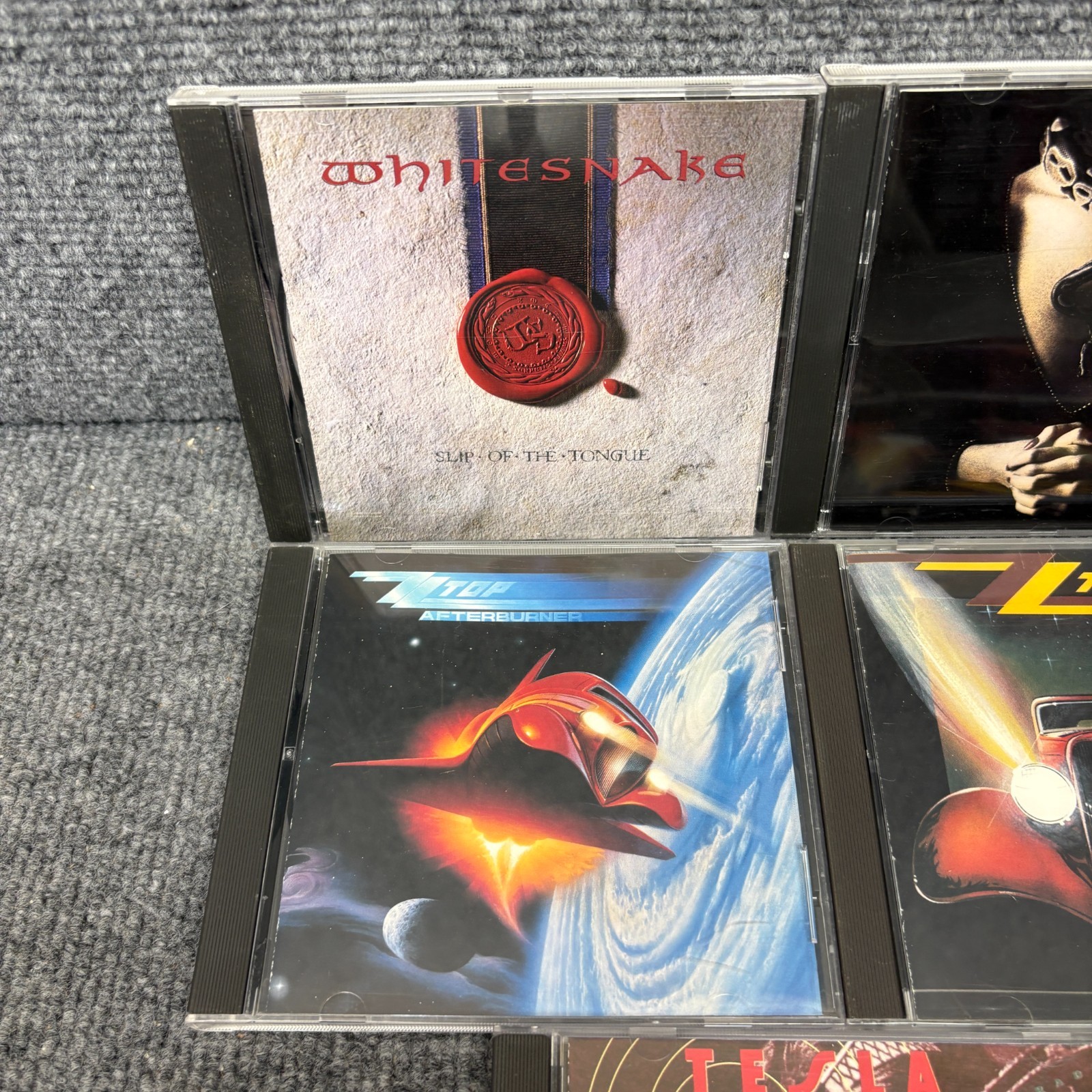 Classic Hard Rock CD Lot AC/DC ZZ Top Tesla Whitesnake Thin Lizzy