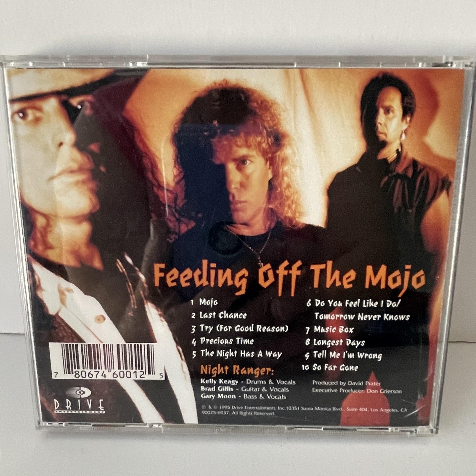 Night Ranger CD Feeding Off The Mojo 1995 Hard Rock Album Drive USA Multicolor