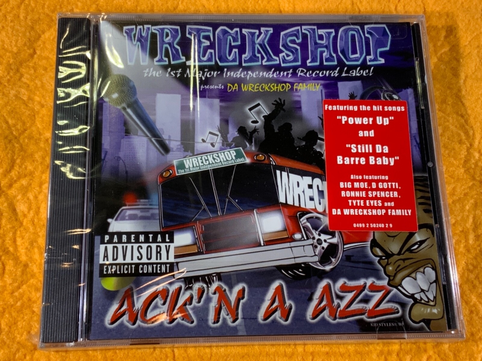 O5-45 WRECKSHOP Ack’n A Azz .. PARENTAL ADVISORY .. 2000 - CD - HIP-HOP / RAP