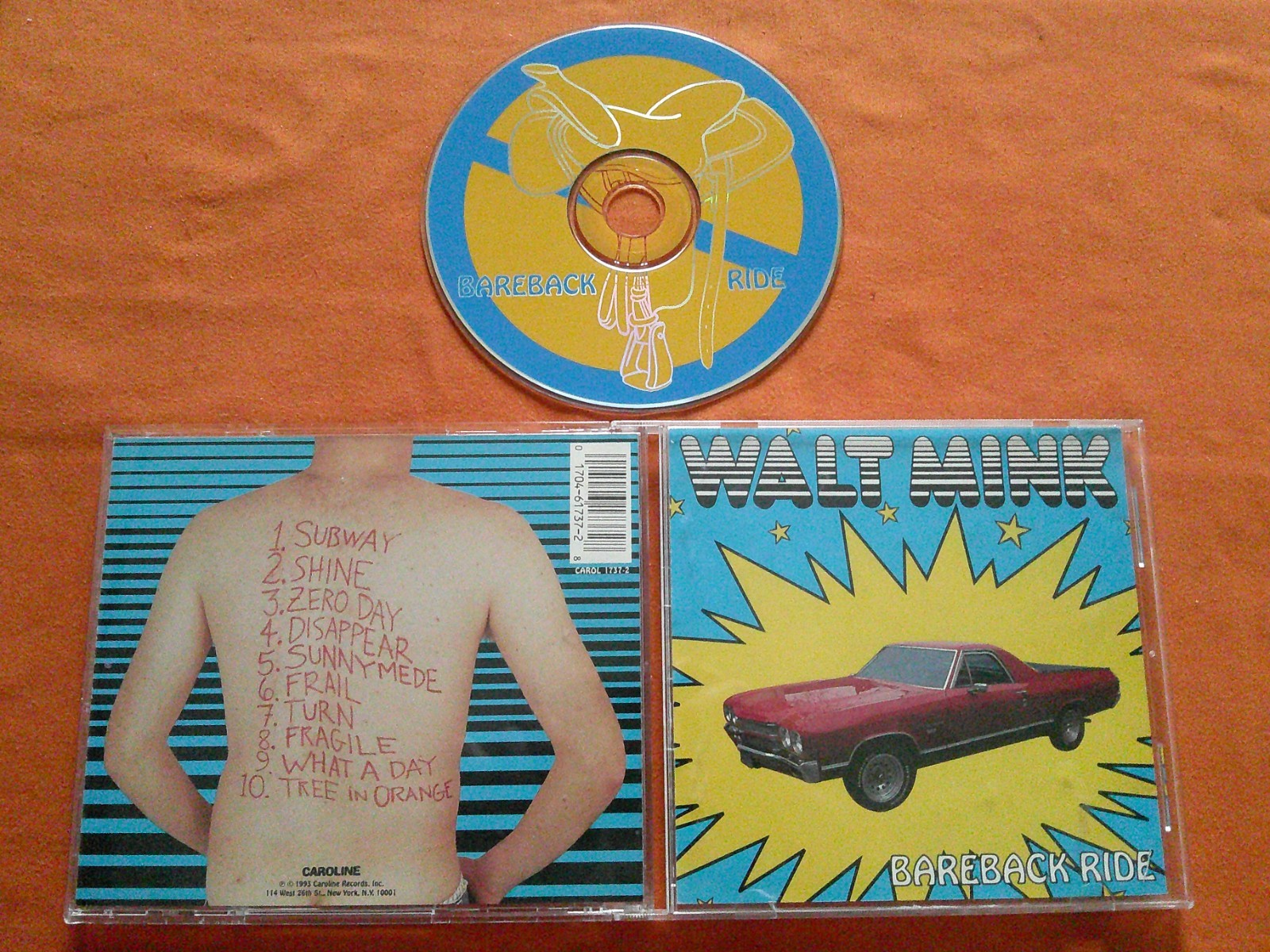 Walt Mink Bareback Ride (CD 1993 Caroline Records-CAROL 1737-2 US 1st Edition)