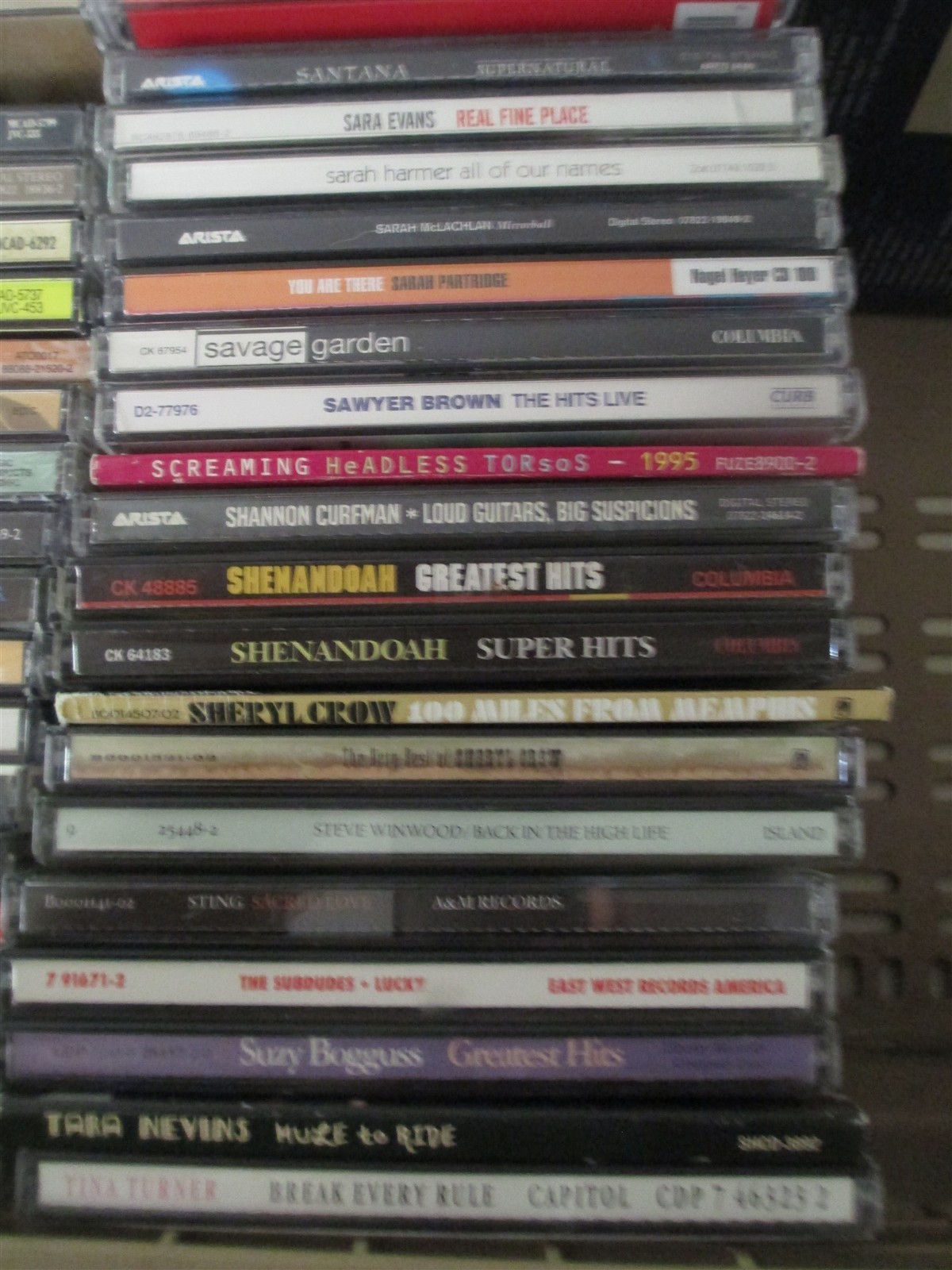 Rock Pop Country etc your choice 6 for $18 FS or $3 ea + flat Shipping
