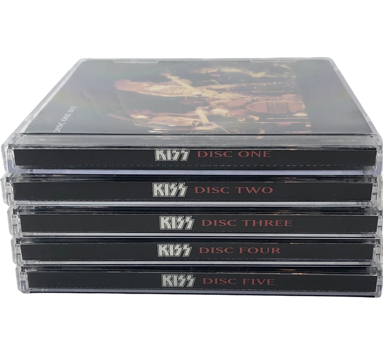 KISS The Box Set 5 CDs 2001 NO CASE NO BOOK + Psycho Circus CD Hologram Cover