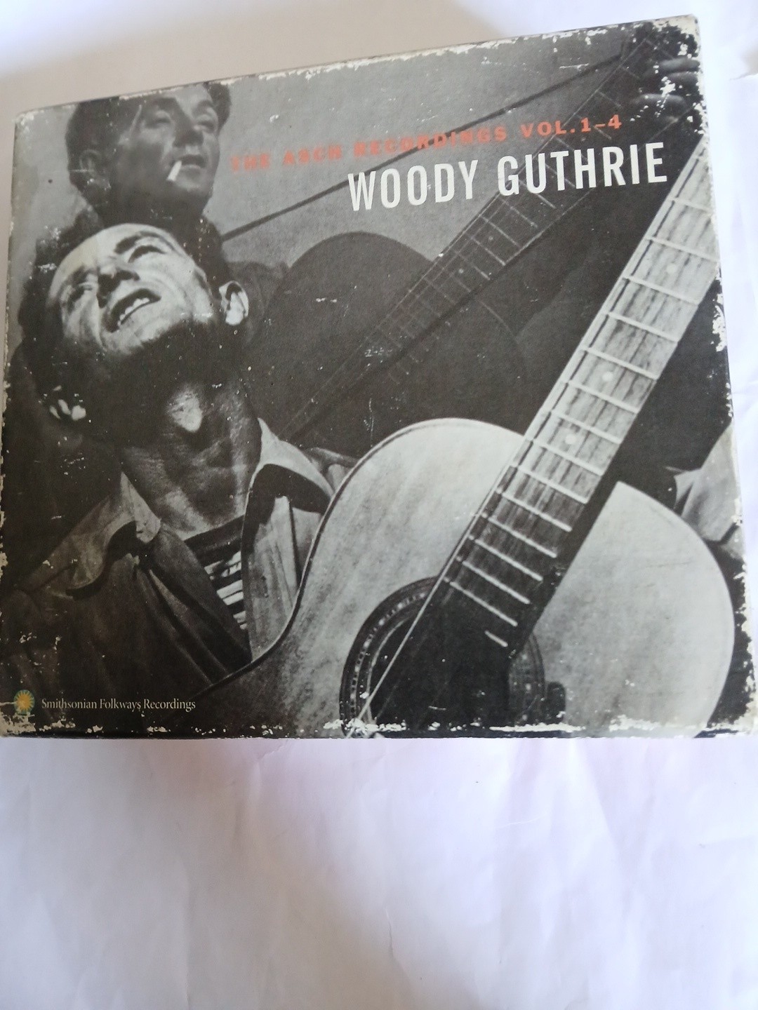 WOODY GUTHRIE THE ASCH RECORDINGS VOL.1-4 4 HDCD OVER 4 HOURS INC UNRELEASED