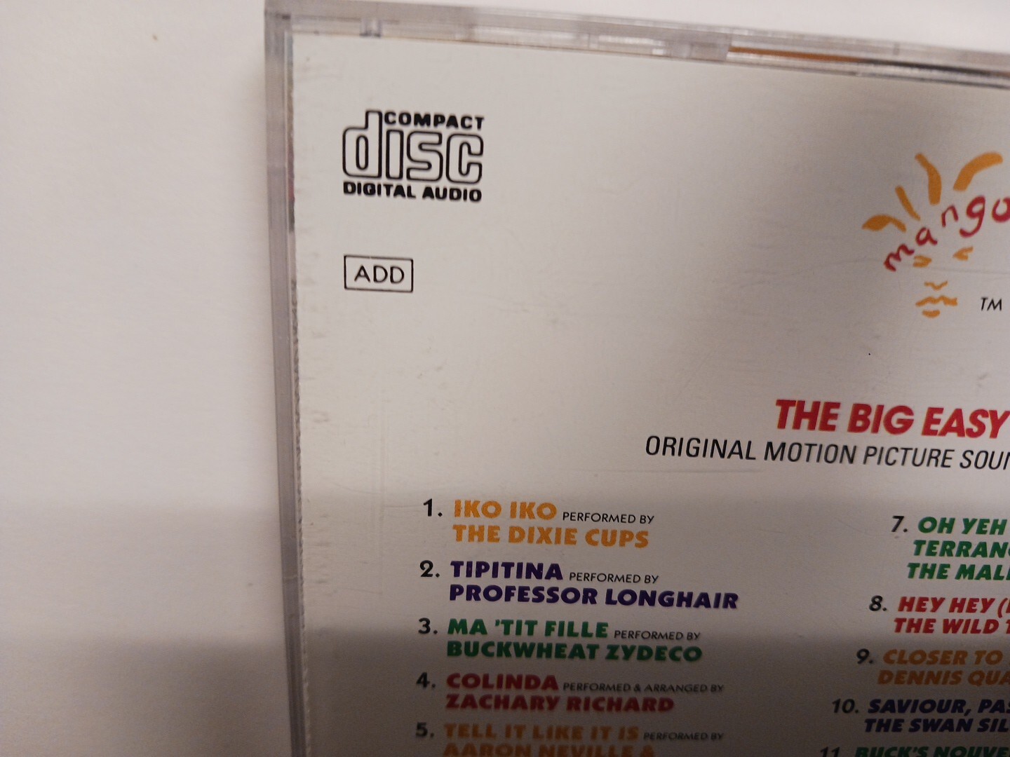 Big Easy, Music By Beausoleil The Dixie Cups MOVIE SOUNDTRACK,AUDIO CD,ADD Orig