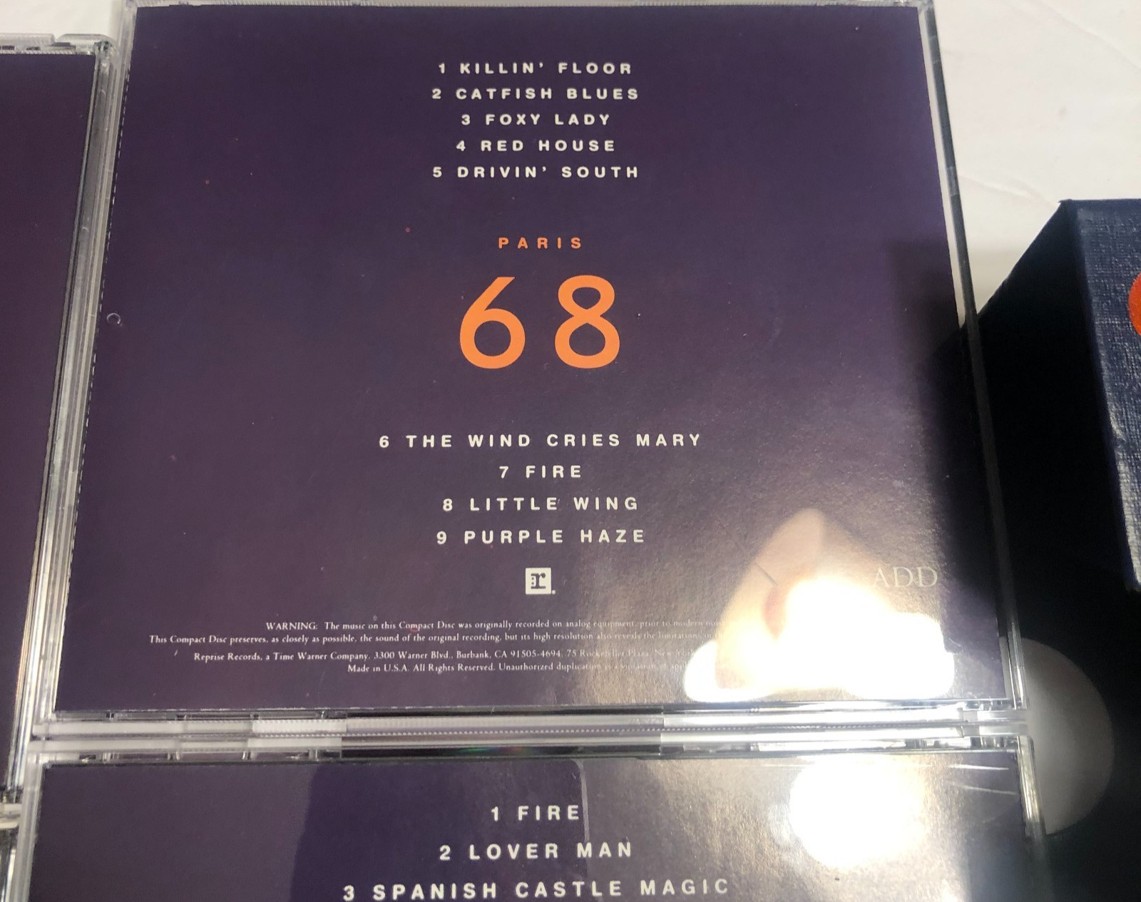 Jimi Hendrix Stages 4x CD Box Live 1991, 4 Discs Warner Bros.)