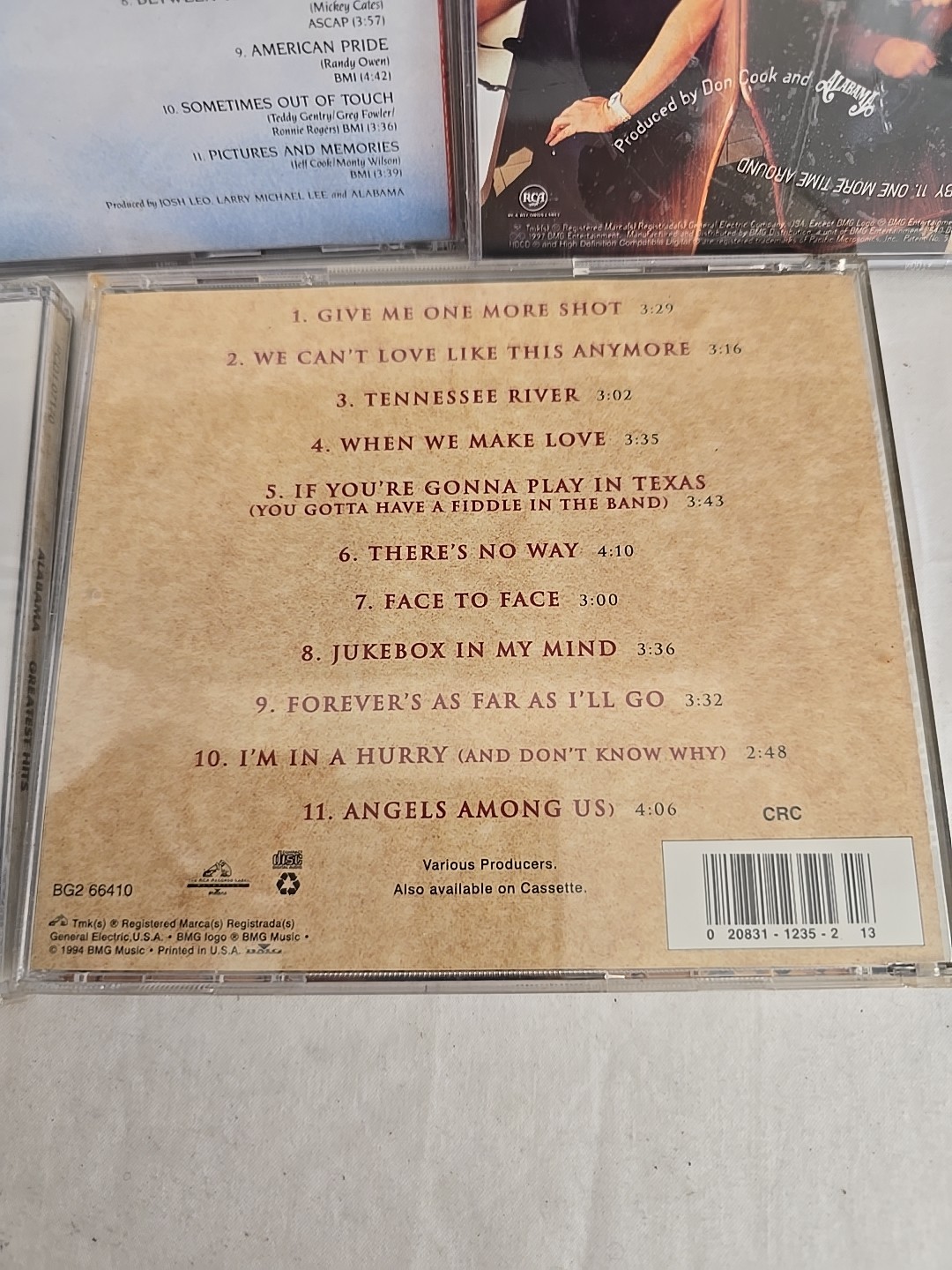 Lot 5 Alabama CD's Greatest Hits, Cheap Seats, American Pride, Dancing Blvd