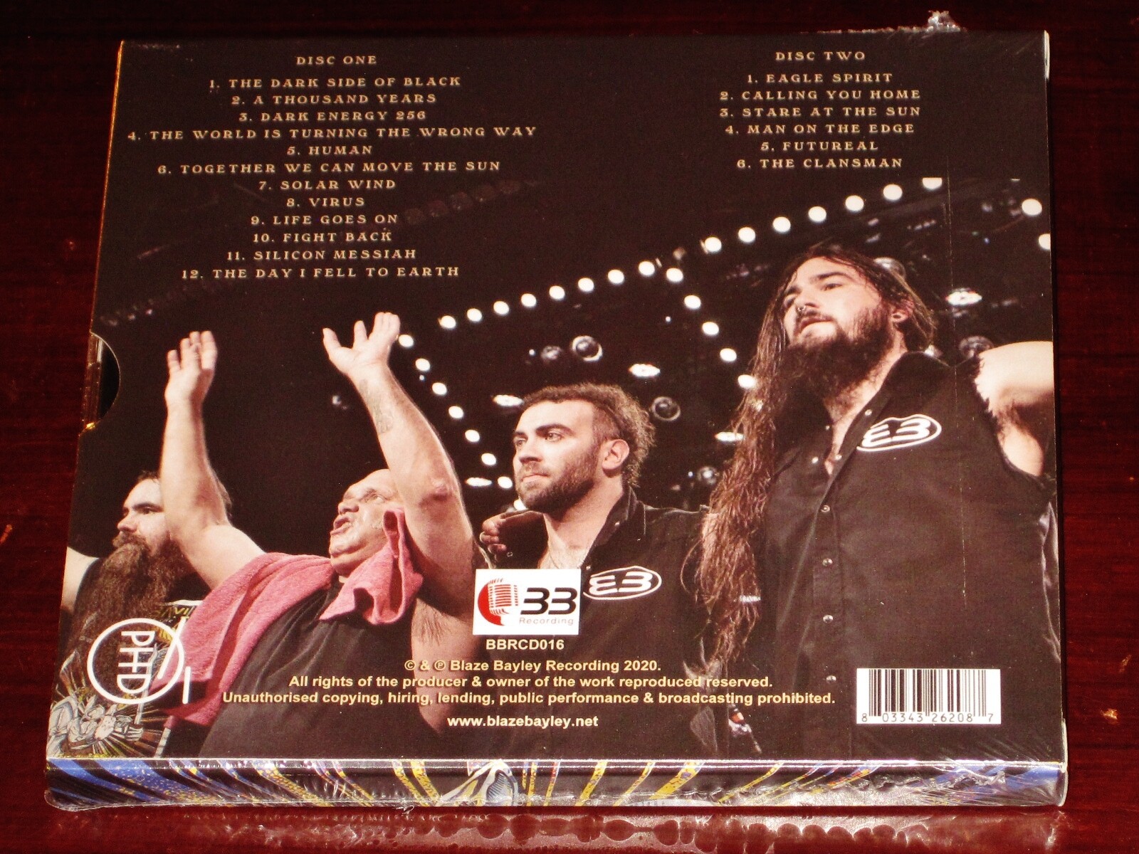 Blaze Bayley: Live In Czech 2 CD Set 2020 Iron Maiden Solo Slipcase BBRCD016 NEW