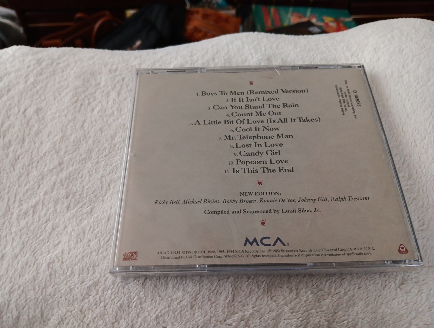 Cd New Edition's Greatest Hits Vol. 1